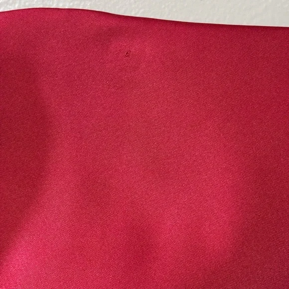 A.L.C. Talita Strapless Ruffle Mini Dress Fuchsia Pink Satin NWOT - Picture 8 of 11